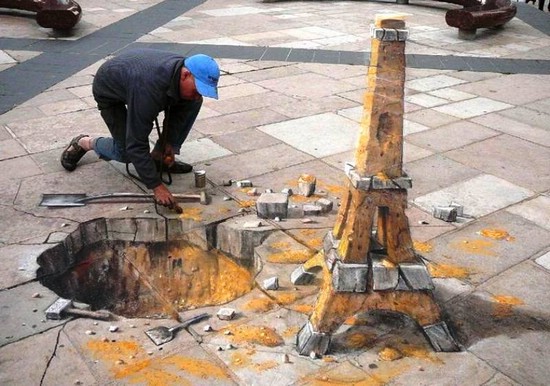 Уличное 3D искусство Уличное 3D искусство